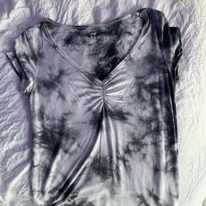 american eagle marble short sleeve tee